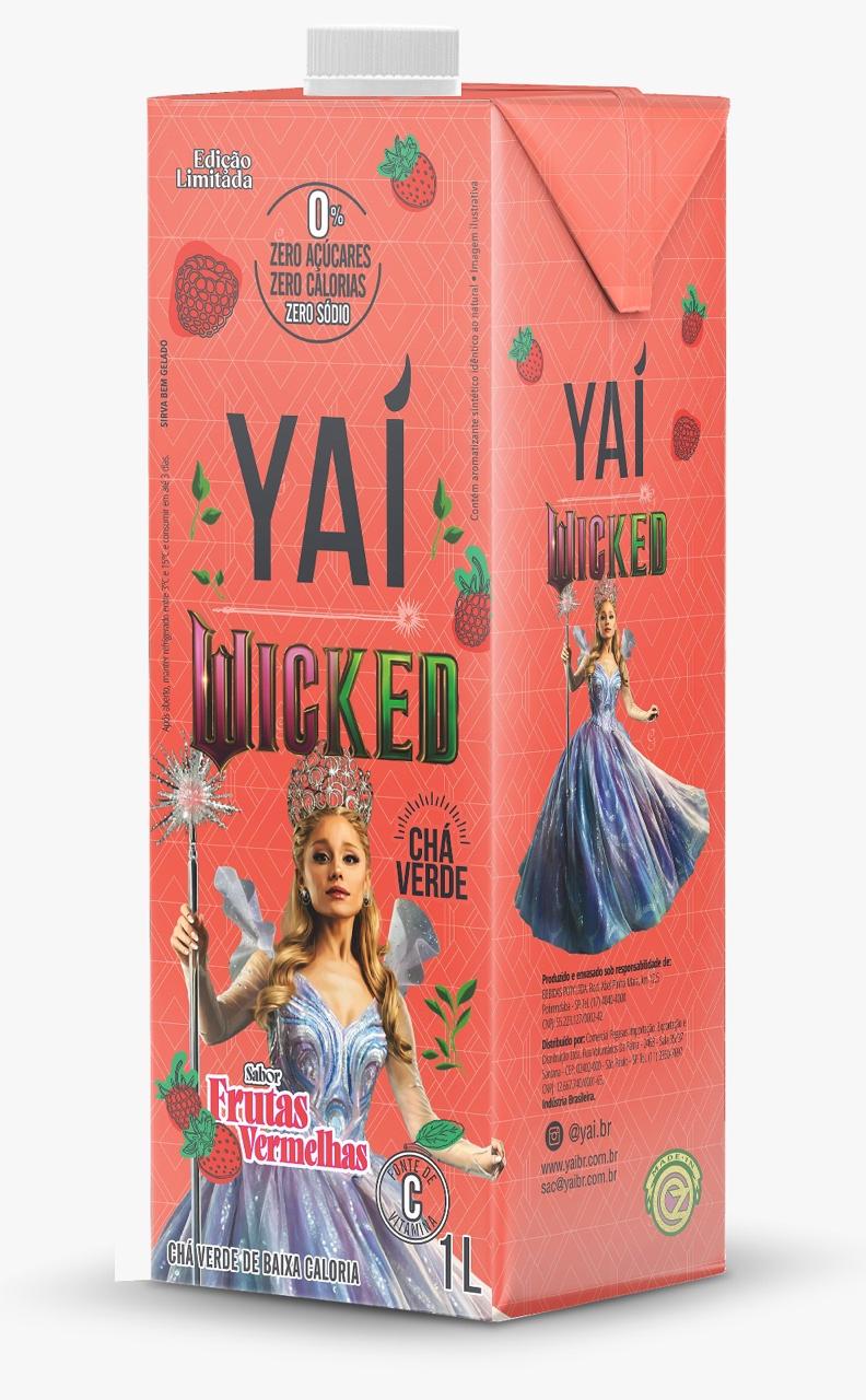 Chá Verde Frutas Vermelhas Zero Açúcar Yaí - 1l