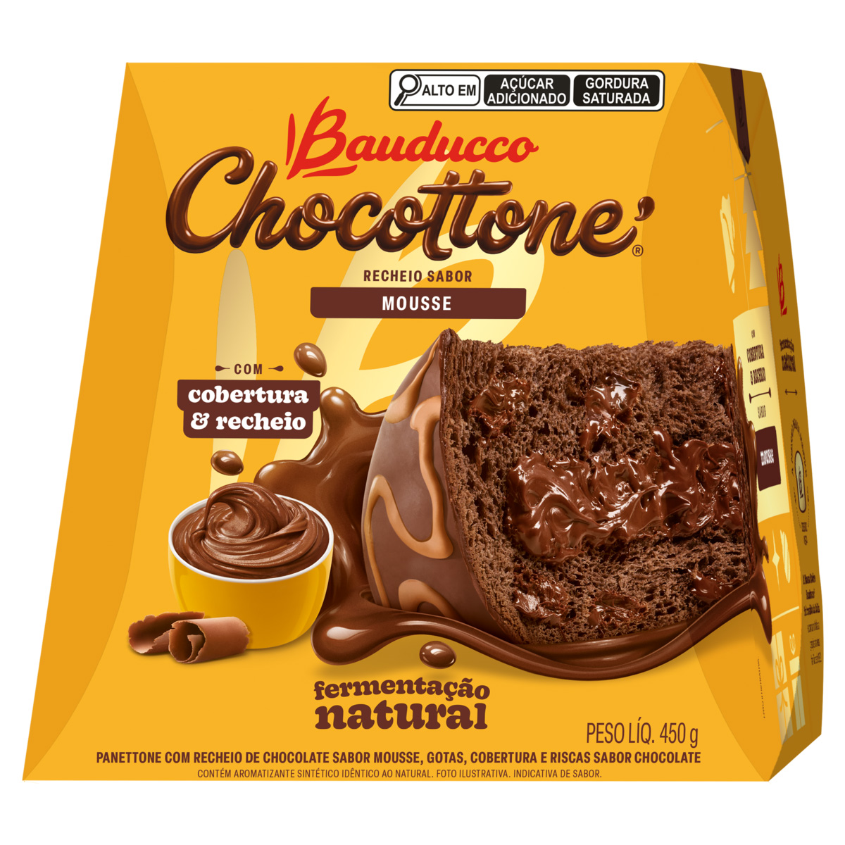 Chocottone Recheio Mousse Bauducco - 450g