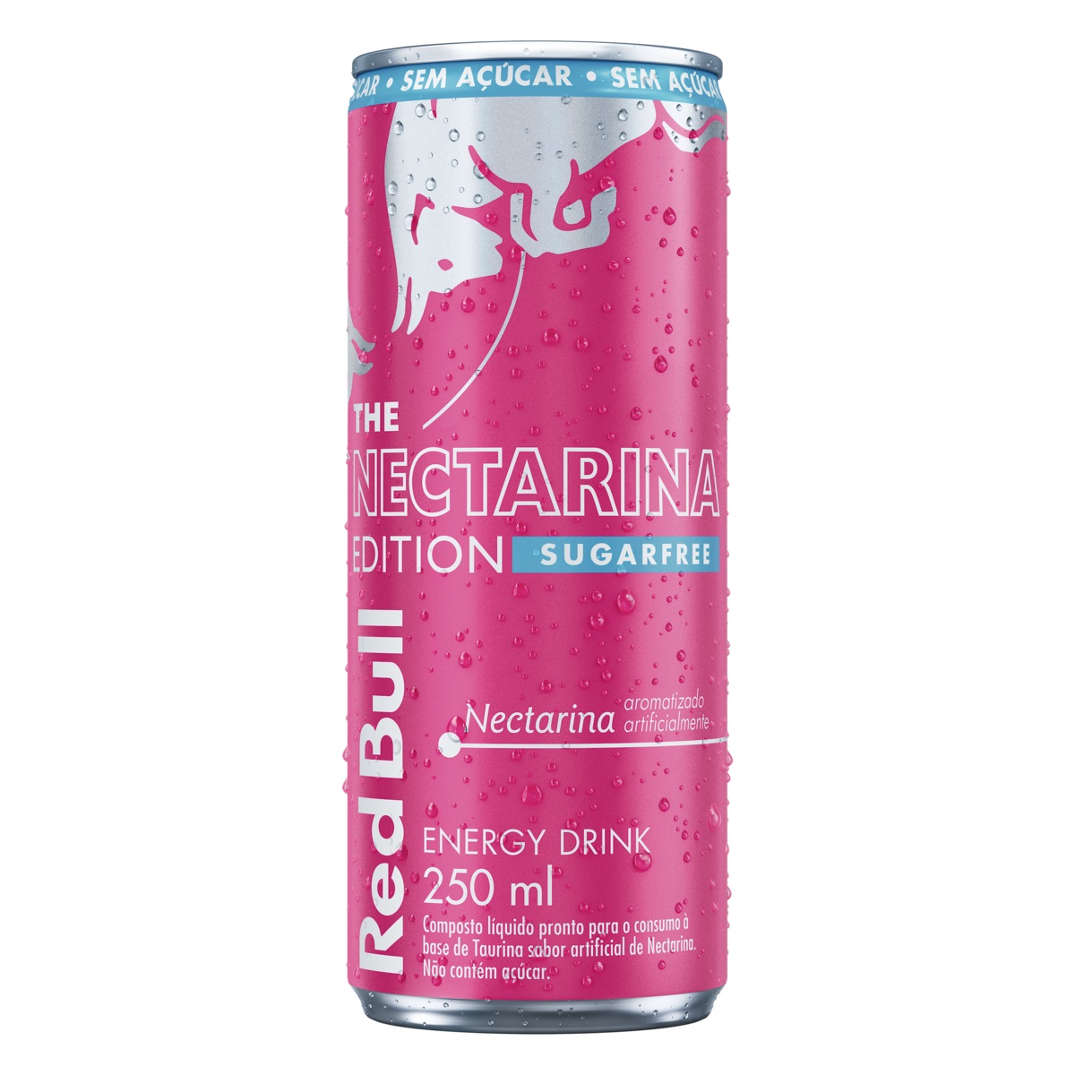 Energético Nectarina Zero Açúcar Lata Red Bull – 250 ml
