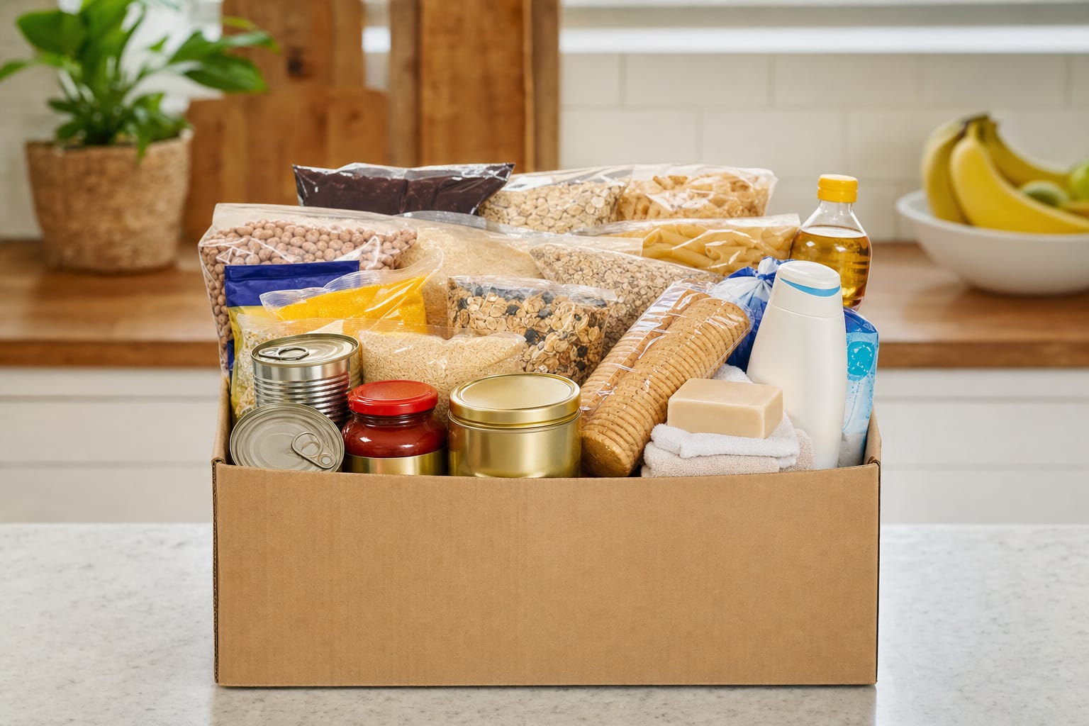 cesta-basica-completa-com-diversos-produtos-de-marca-incluindo-alimentos-e-itens