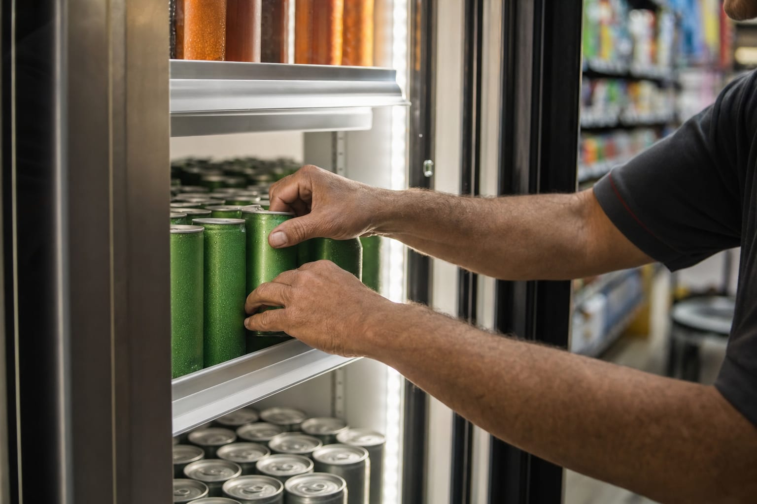 O energético sai por impulso, com margem maior