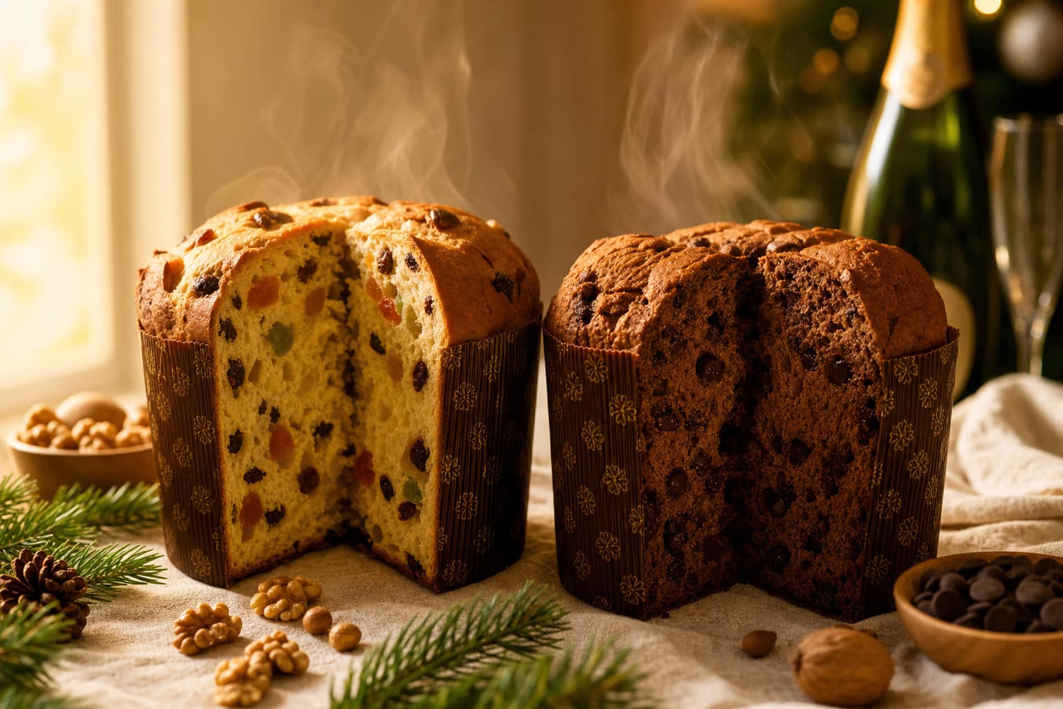 Panettone ou Chocotone: Qual Escolher para a Cesta de Natal