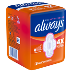 Absorvente Suave com Abas Always Super Proteção – 8 Unidades