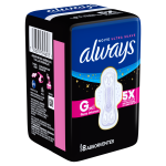 Absorvente Noites Tranquilas Suave com Abas Always 8 Unidades