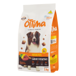 Ração Cães Adultos Carne e Vegetais Ottima Pacote – 1kg