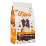 Ração Cães Adultos Carne e Vegetais Ottima Pacote – 1kg