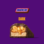 Chocolate Meio Amargo Barra Snickers Dark – 42g