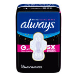 Absorvente Noites Tranquilas Suave com Abas Always 8 Unidades
