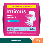 Absorvente Tripla Proteção Extra Suave com Abas Intimus 16un