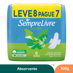 Absorvente Adapt Suave com Abas Sempre Livre – 8 Unidades