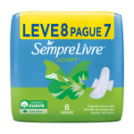 Absorvente Adapt Suave com Abas Sempre Livre – 8 Unidades