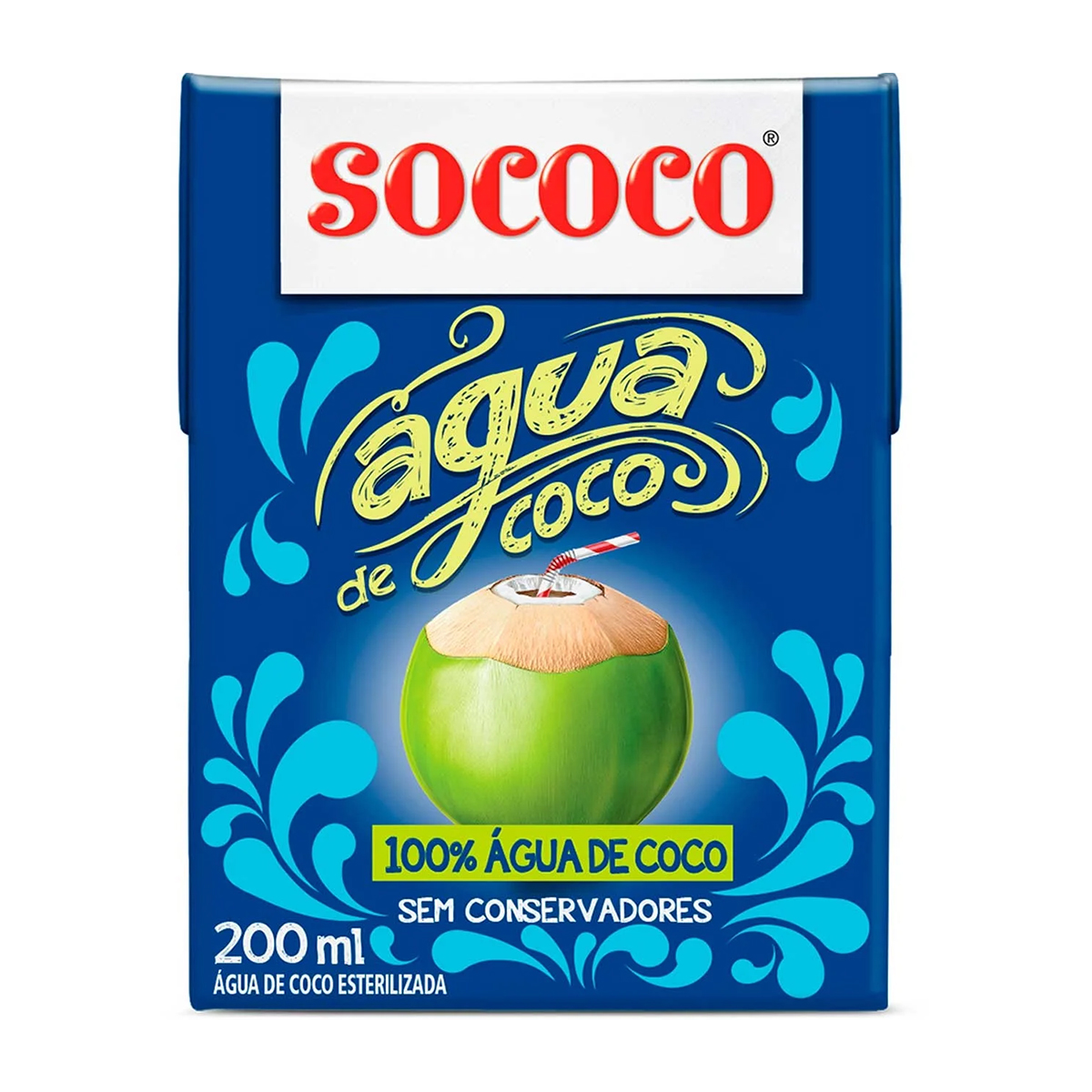 Água de Coco Integral Sococo - 200ml