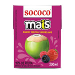 Água de Coco Mais Frutas Vermelhas Sococo - 200ml