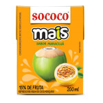 Água de Coco Mais Maracujá Sococo - 200ml
