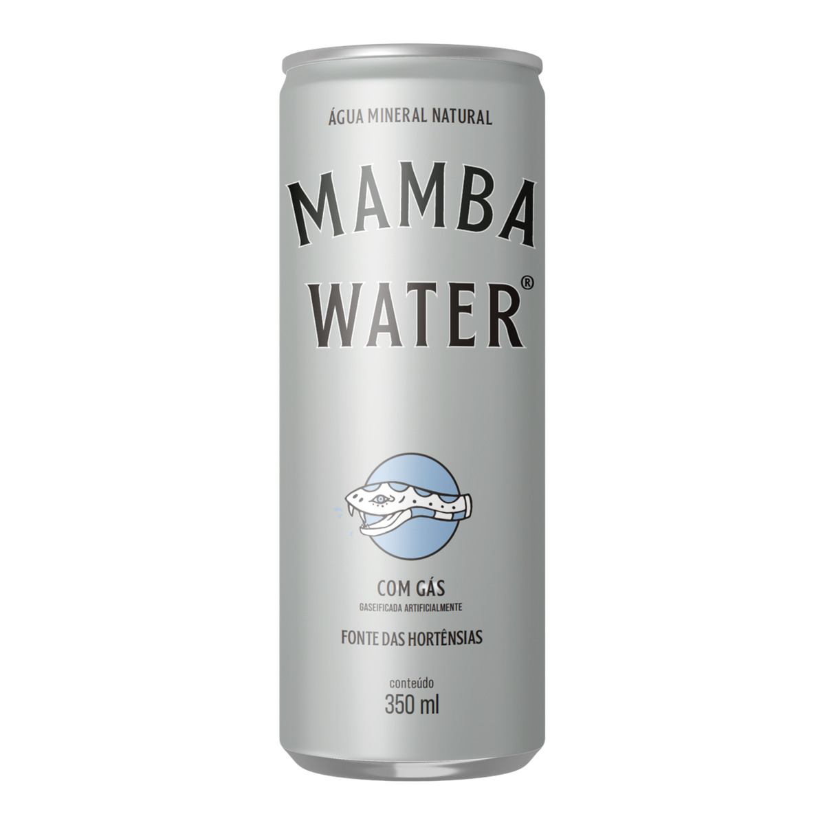 Água Mineral com Gás Lata Mamba 350ml
