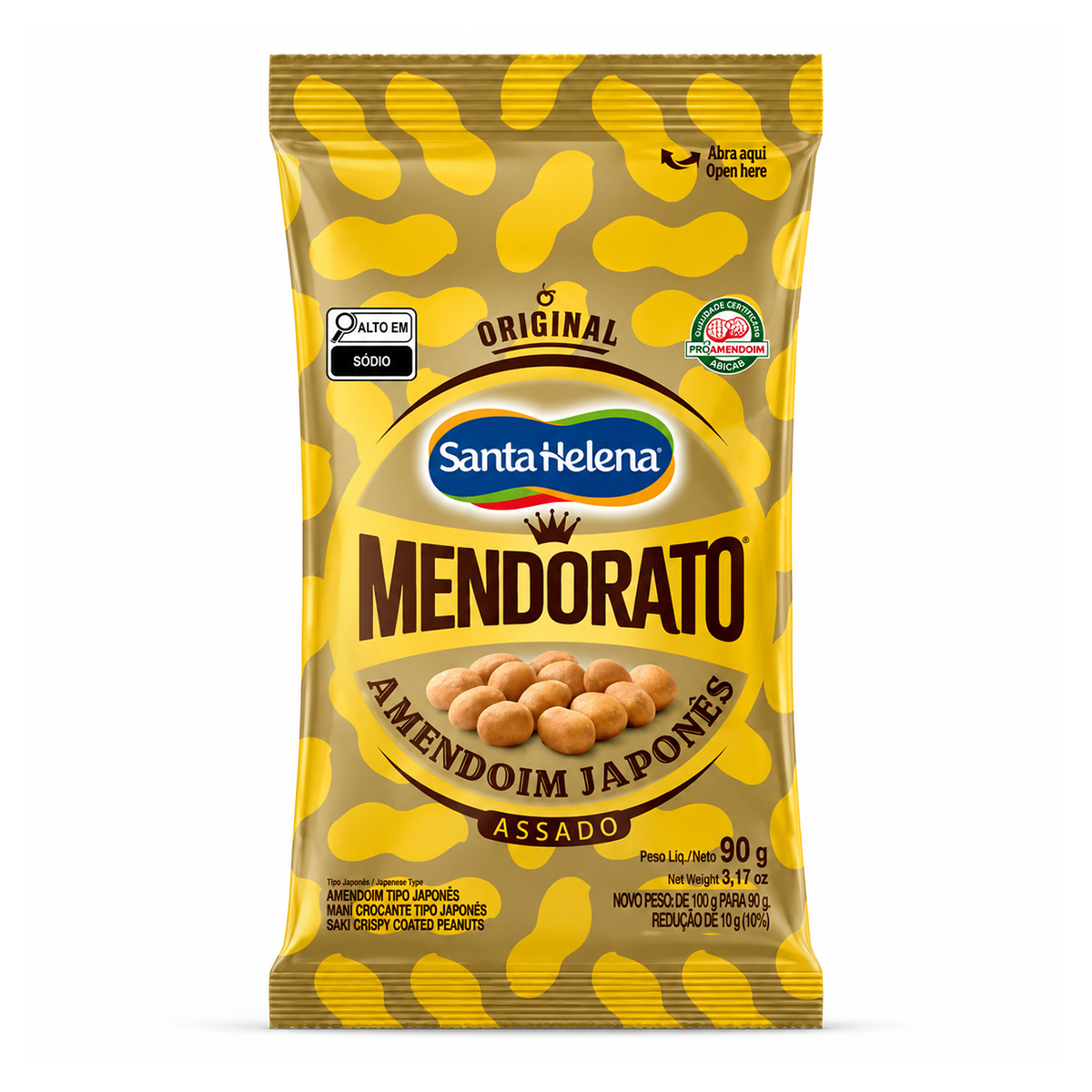 Amendoim Japonês Mendorato Pacote Santa Helena – 90g