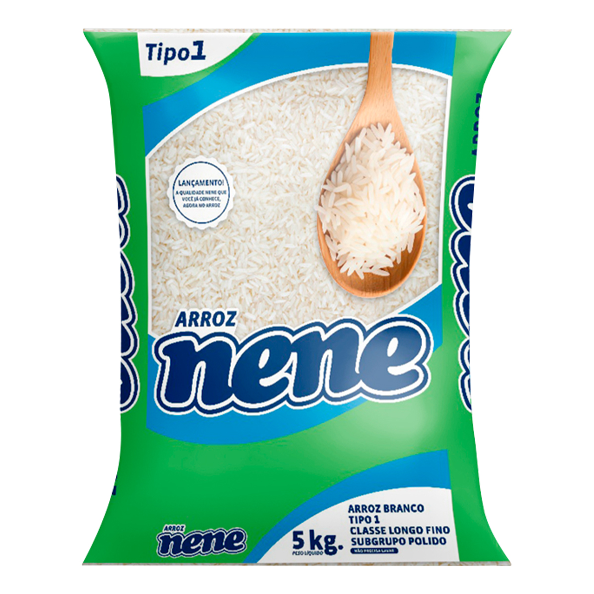 Arroz Branco Tipo 1 Nenê - 5kg