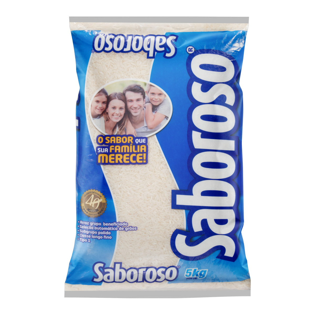 Arroz Branco Tipo 1 Saco Saboroso – 5kg