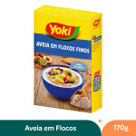 Aveia em Flocos Finos Caixa Yoki – 170g