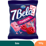 Bala 7Belo Framboesa Pacote Arcor – 500g