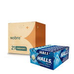 Bala Halls Mentol Display 21 Unidades - 588g