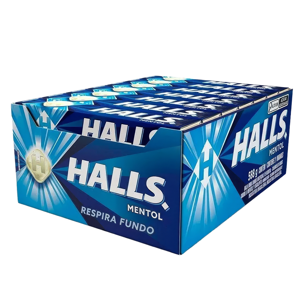 Bala Halls Mentol Display 21 Unidades - 588g