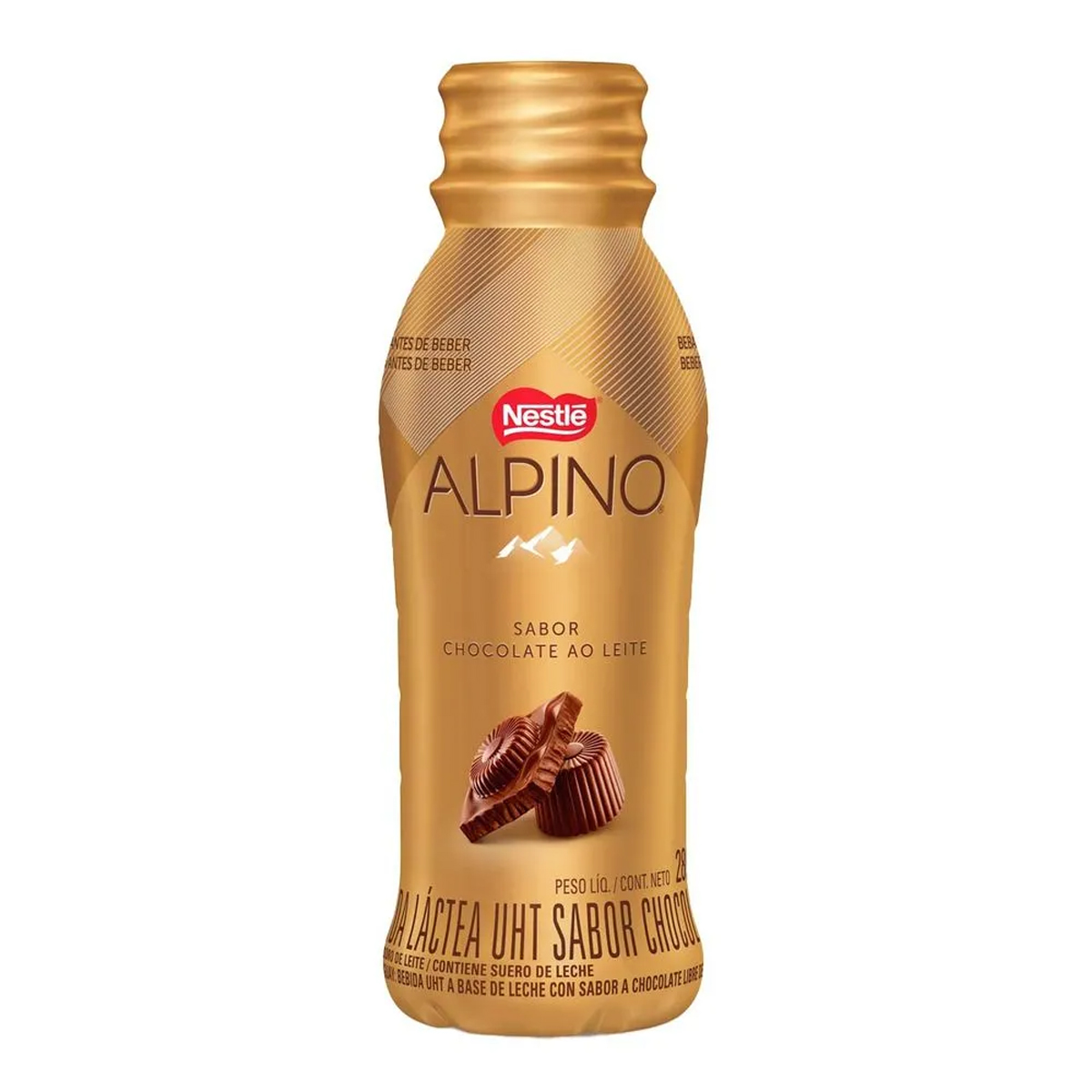 Bebida Láctea Chocolate Alpino Garrafa Nestlé – 280ml