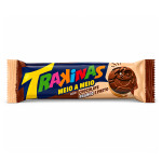 Biscoito Recheado Meio a Meio Pacote Trakinas Nabisco 126g