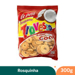 Biscoito Rosquinha Travesso Sabor Coco Le Petit - 300g