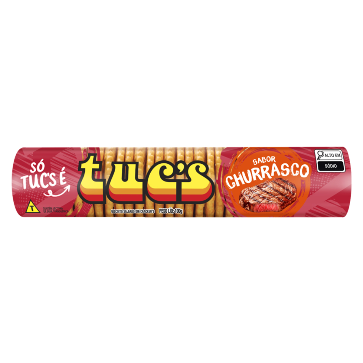 Biscoito Salgado Tucs Churrasco - 100g
