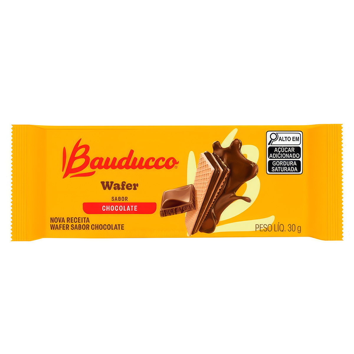 Biscoito Wafer De Chocolate Bauducco - 30g
