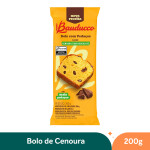 Bolo Cenoura Recheado c/ Chocolate Embalagem Bauducco 200 g