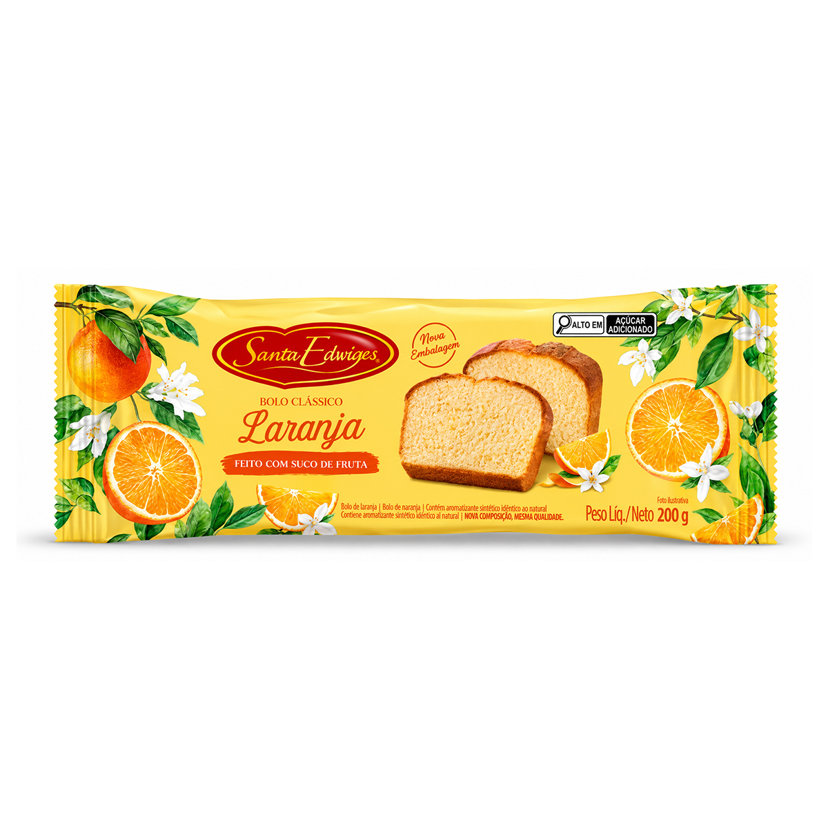 Bolo de Laranja Macio Santa Edwiges – 200g
