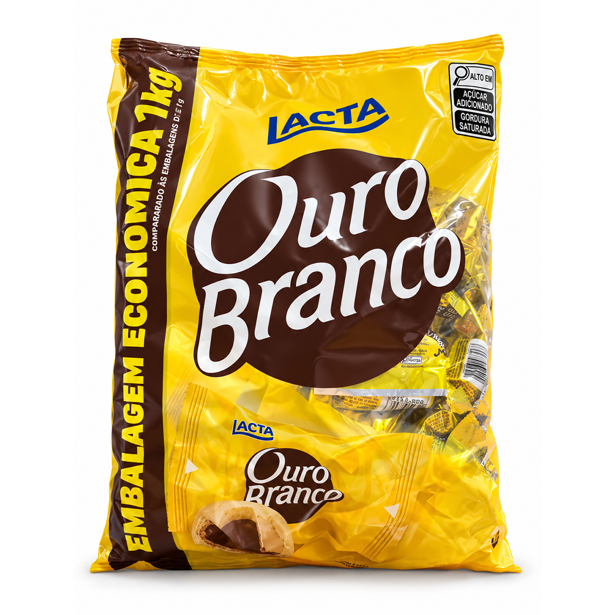 Bombom Recheado Ouro Branco Lacta - 1kg