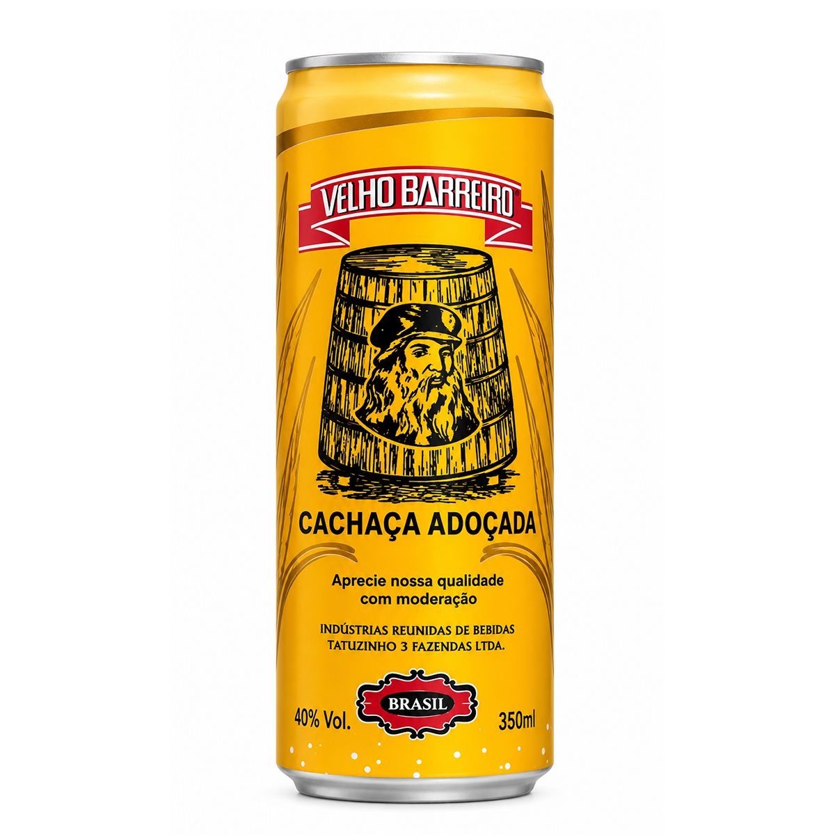 Cachaça Adoçada Velho Barreiro - 350ml