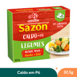Caldo em Pó Legumes Caixa Sazon – 32,5g