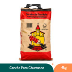 Carvão Vegetal Churrasco Saco São Roque – 4kg