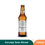 Cerveja Budweiser Zero Álcool Longe Neck 330ml