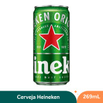 Cerveja Puro Malte Lager Lata Heineken 269 ml