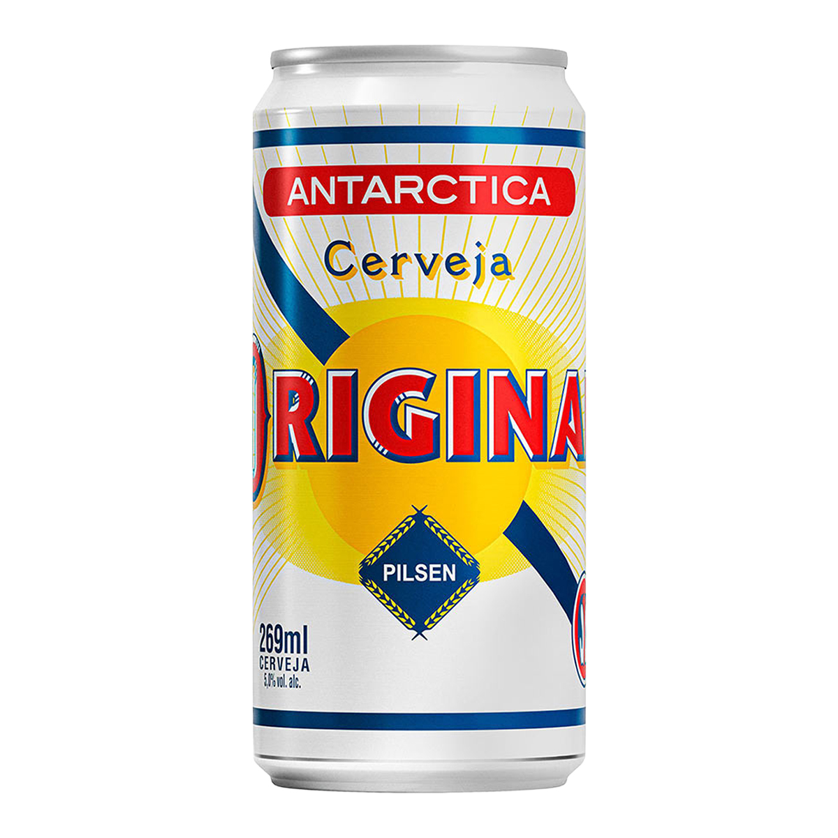 Cerveja Pilsen Original Lata Antarctica – 269ml