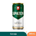 Cerveja Lager Puro Malte Lata Spaten – 269ml