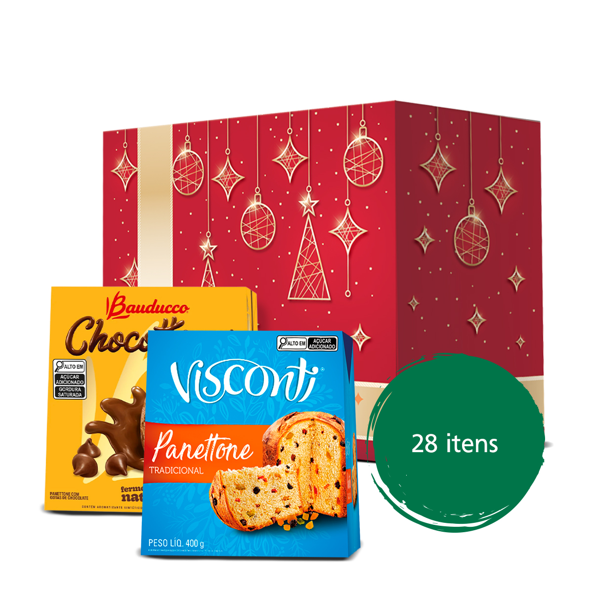 Cesta de Natal Empatia – 28 Itens (Sem Álcool)