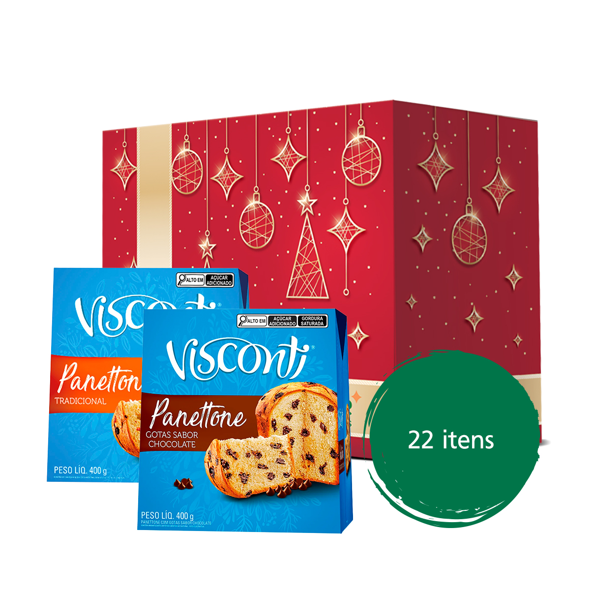 Cesta de Natal Saúde – 22 Itens (Sem Álcool)