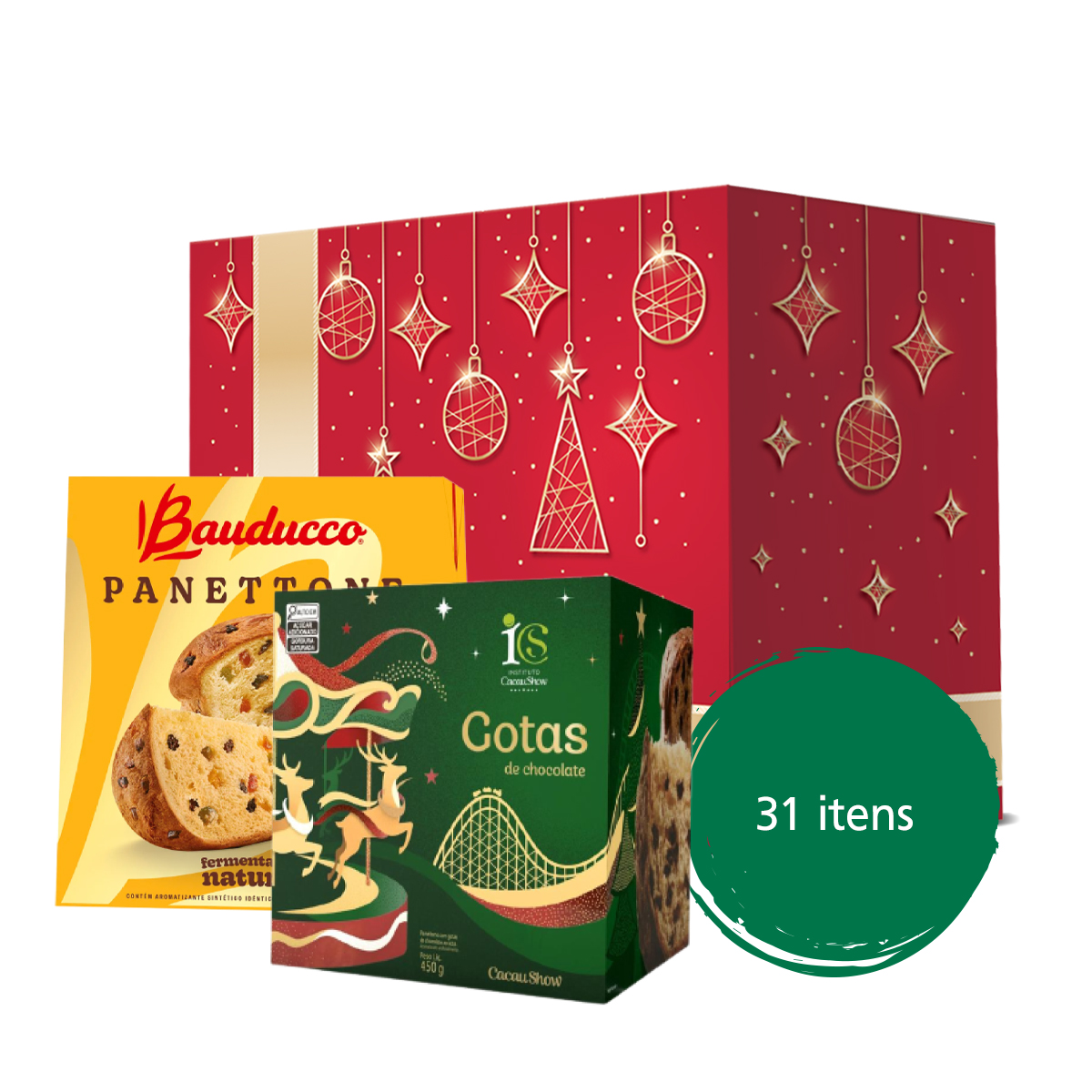 Cesta de Natal Sinceridade – 31 Itens (Sem Álcool)