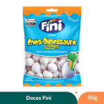 Chiclete Ovos de Dinossauro Azedinhos Pacote Fini – 80g