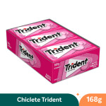 Chiclete Tutti-Frutti Caixa Trident 21 unidades 8 g