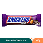 Chocolate Meio Amargo Barra Snickers Dark – 42g