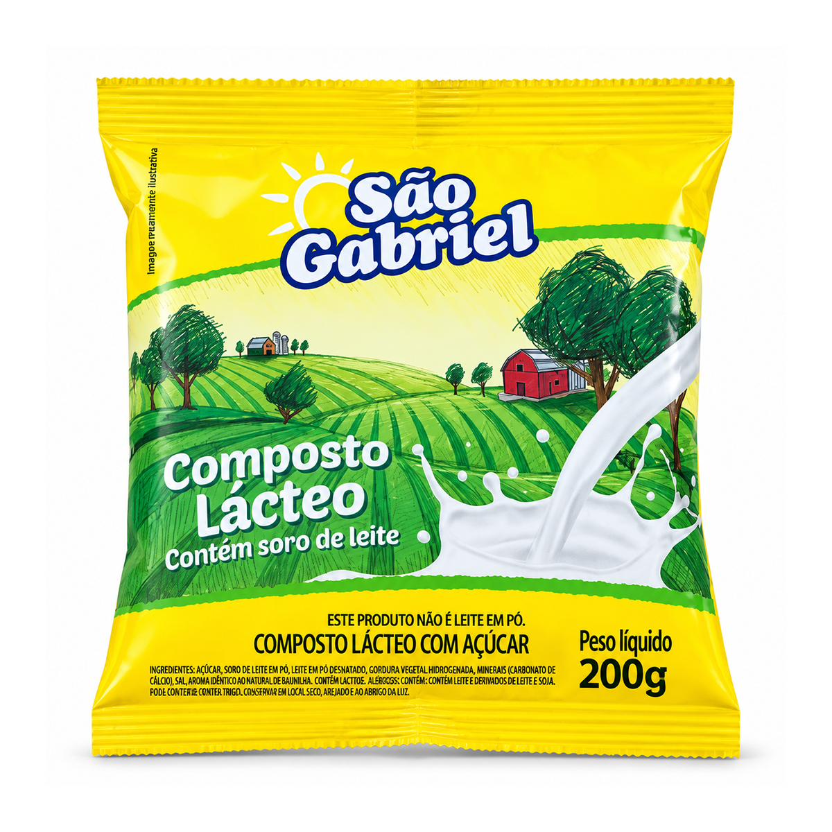 Composto Lácteo Sachê São Gabriel - 200g