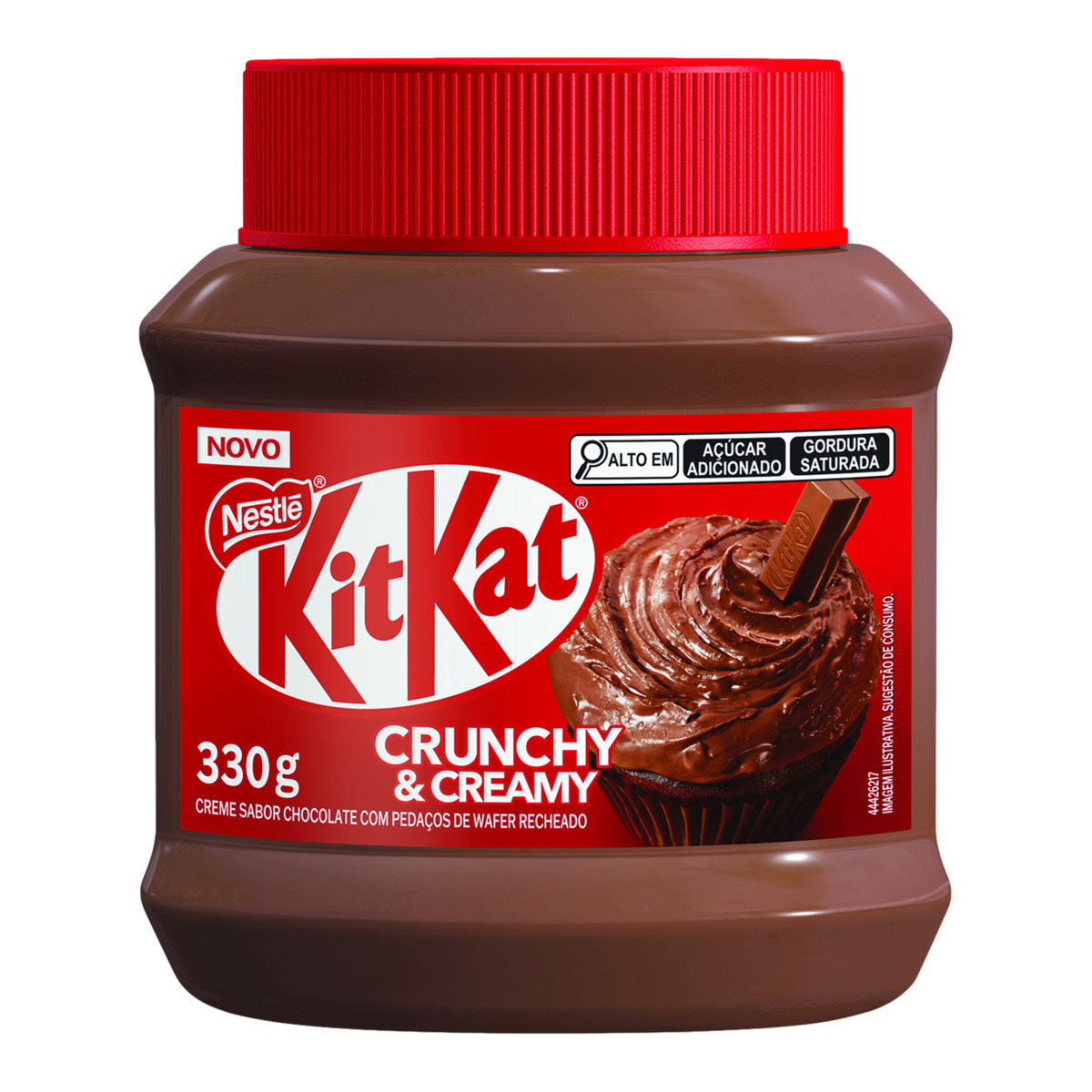 Creme de Chocolate Crunchy & Creamy Pote Nestlé – 330g