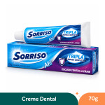 Creme Dental Tripla Limpeza Completa Sorriso Tubo – 70g